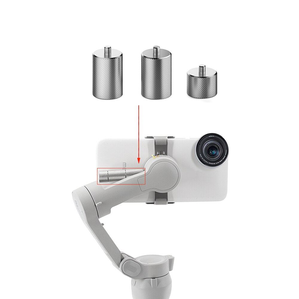Peso de cardán de 50g de acero inoxidable, contrapeso para DJI OM 4 / OSMO Mobile 3, estabilizador de mano para teléfono inteligente
