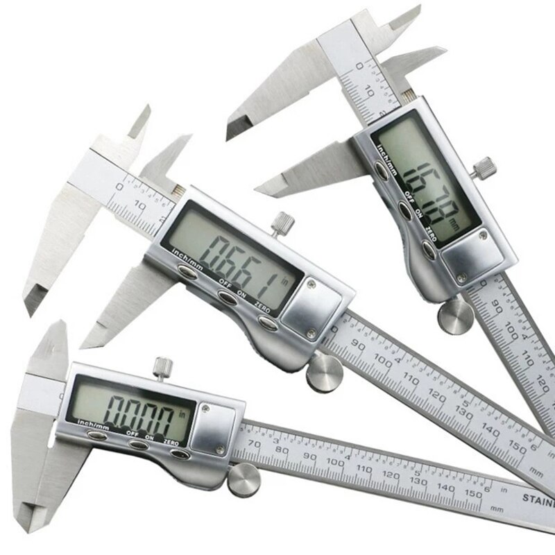 Industrial level LCD Digital Caliper 150mm 200mm 300mm 0.01 Stainless Steel Electronic Vernier Calipers Thickness Micrometer
