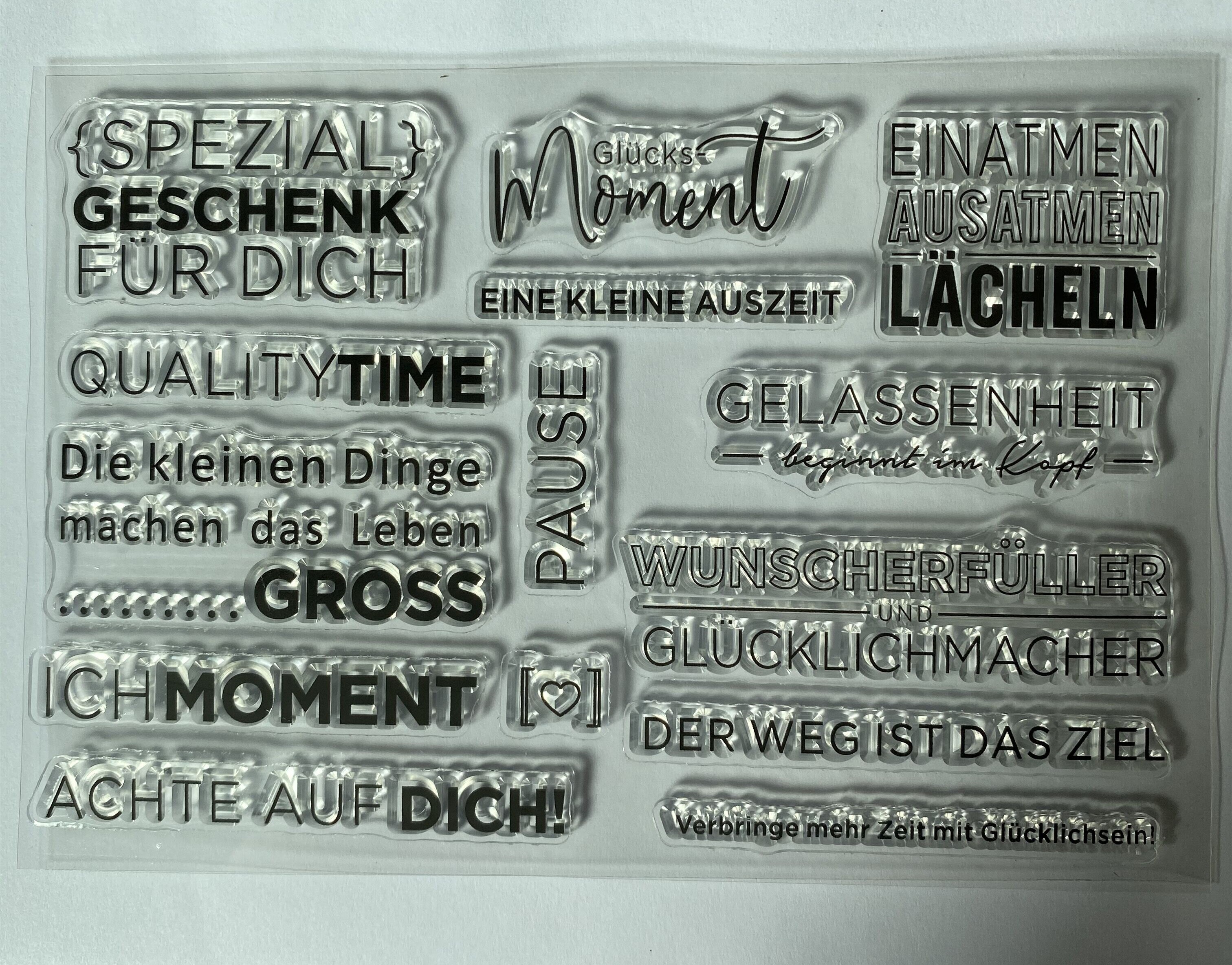 Deutsch stempel Klare Stempel für Scrapbooking tra... – Grandado