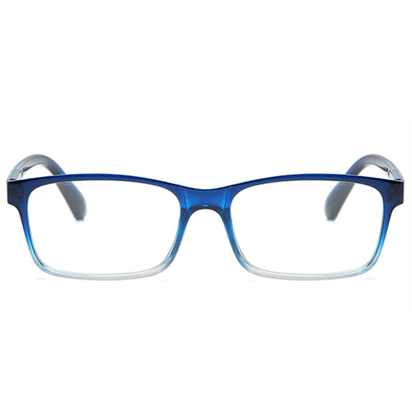 XeroX Anti-blau licht Lesebrille Frauen Männer Rechteck Brillen Anti-müdigkeit rezept Hyperopie Brille + 1,5