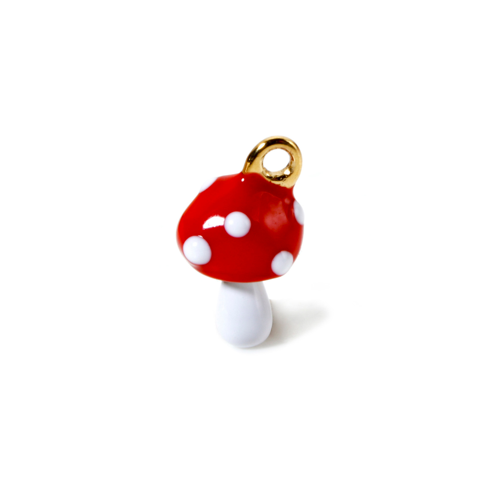 1 pieza de dijes de acero inoxidable 304, colgantes de corazón rojo chapados en oro de 14 quilates, colgantes de corazón Ex Voto para hacer joyería DIY, accesorios para collares: Bañado en rodio de imitación