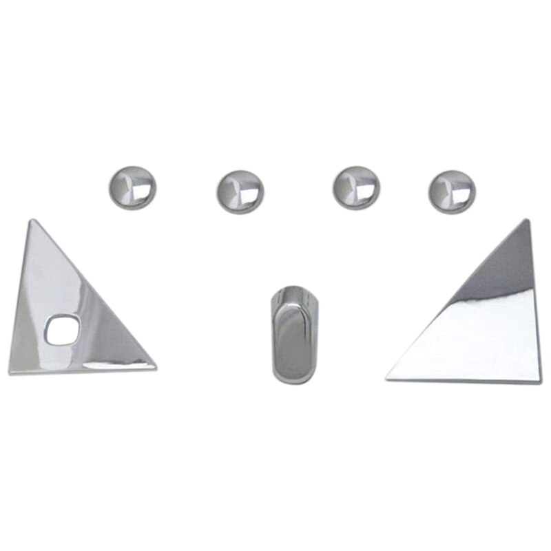 Pcs Chrome Rear Window Trims for Toyota Land Cruiser Prado Fj 150 Accessories: Default Title