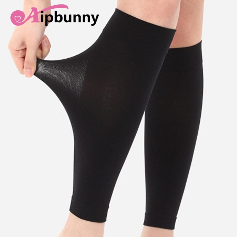 Aipbunny, 1 par, calcetines finos transpirables para correr en verano, manga para pierna, Protector de soporte, calentadores de piernas de ciclismo, espinillera