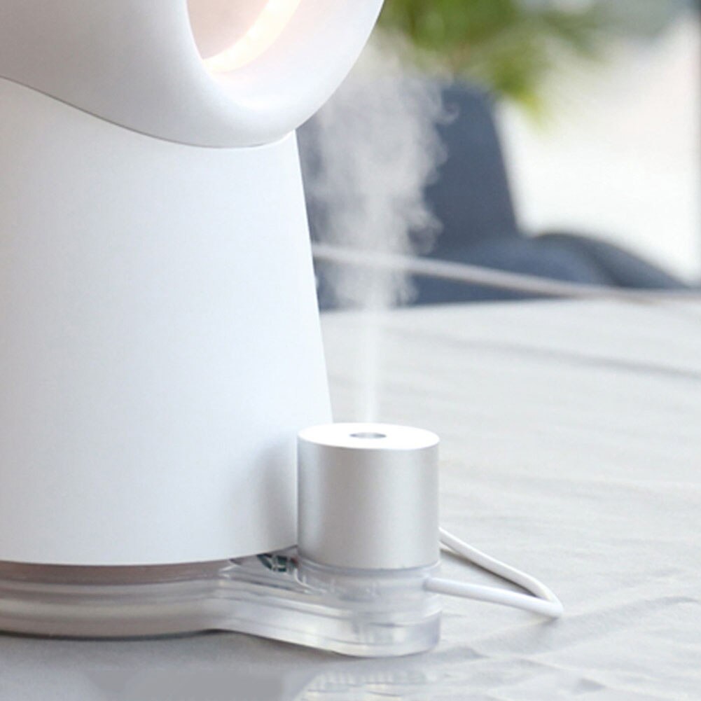 Bladlös fläkt 3 in 1 skrivbord kylfläkt luftfuktare led ljus funktion usb dimma fläkt för hemmakontor  pi669