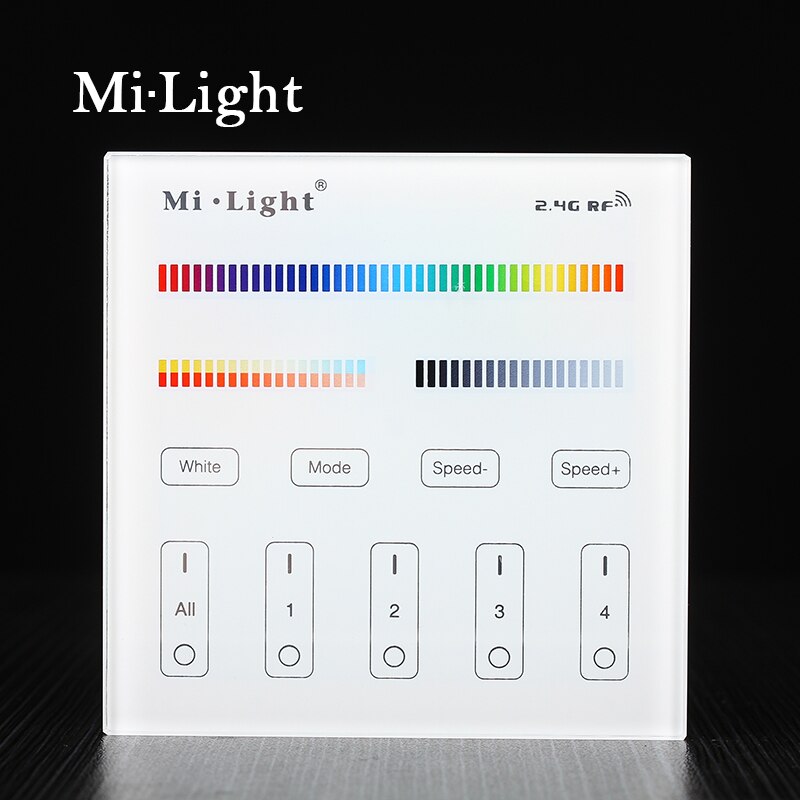 Milight B4 4-Zone RGB RGBW RGBW + CCT Smart Panel Afstandsbediening voor led strip licht lamp of lamp
