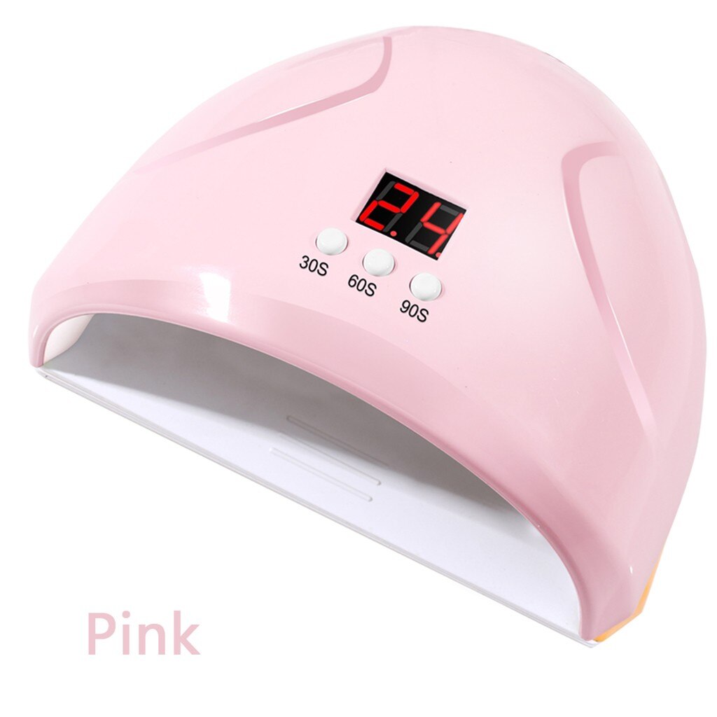 Uv Led Lamp Voor Nagel Droger 36 W Intelligente Inductie Usb Power Droog Snel Nail Lamp Nail Droger Voor Gel vernis Led: Roze