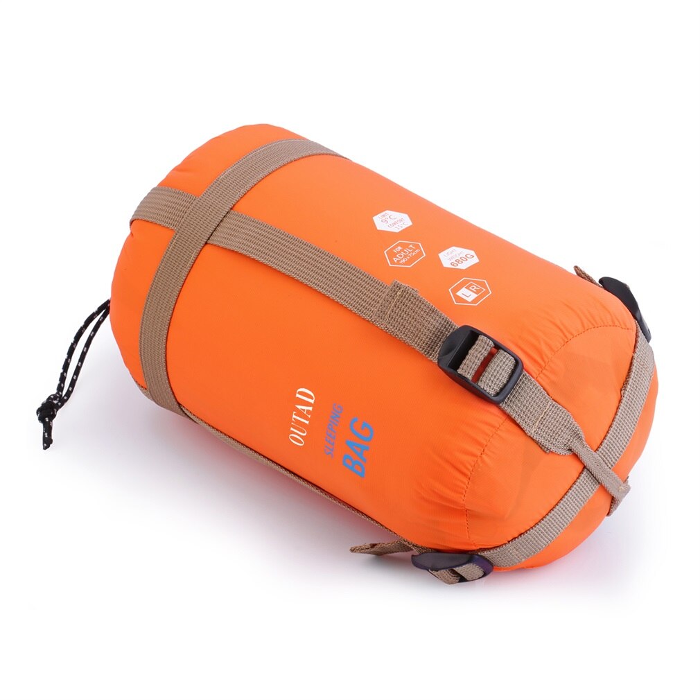 OUTAD Multifuntion Mini résistant à l'eau respirant Ultra-léger enveloppe sacs de couchage 320D pour Camping en plein air voyage randonnée
