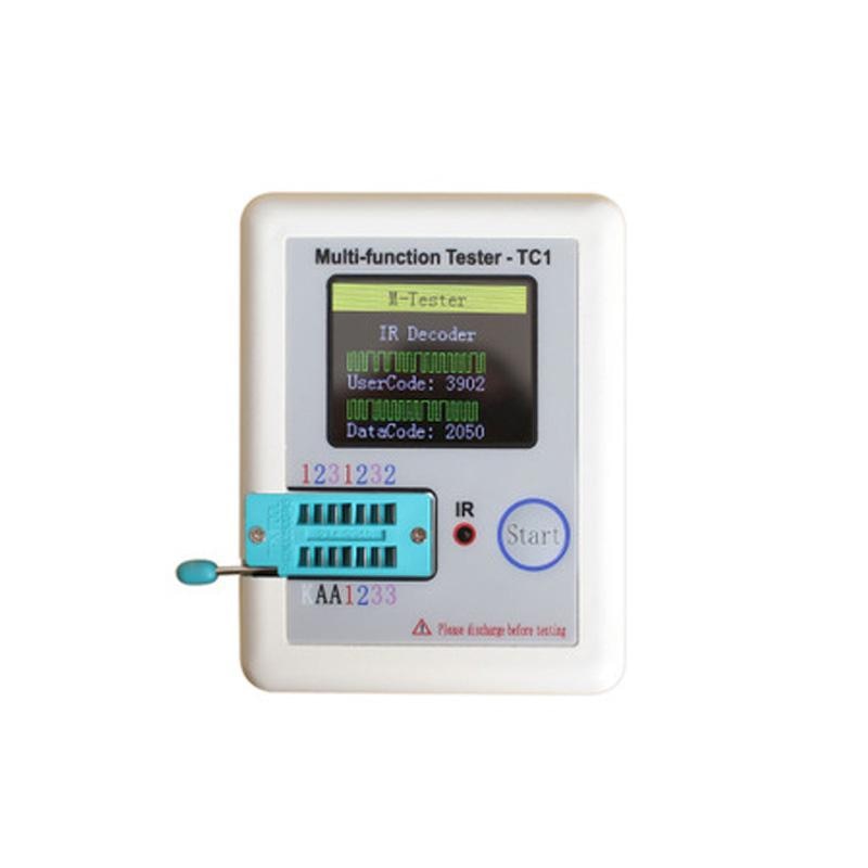 Lcr -tc1 transistor tester multimeter lcd kleurrijk display voor tft diode triode mos/pnp/npn condensator weerstand transistor