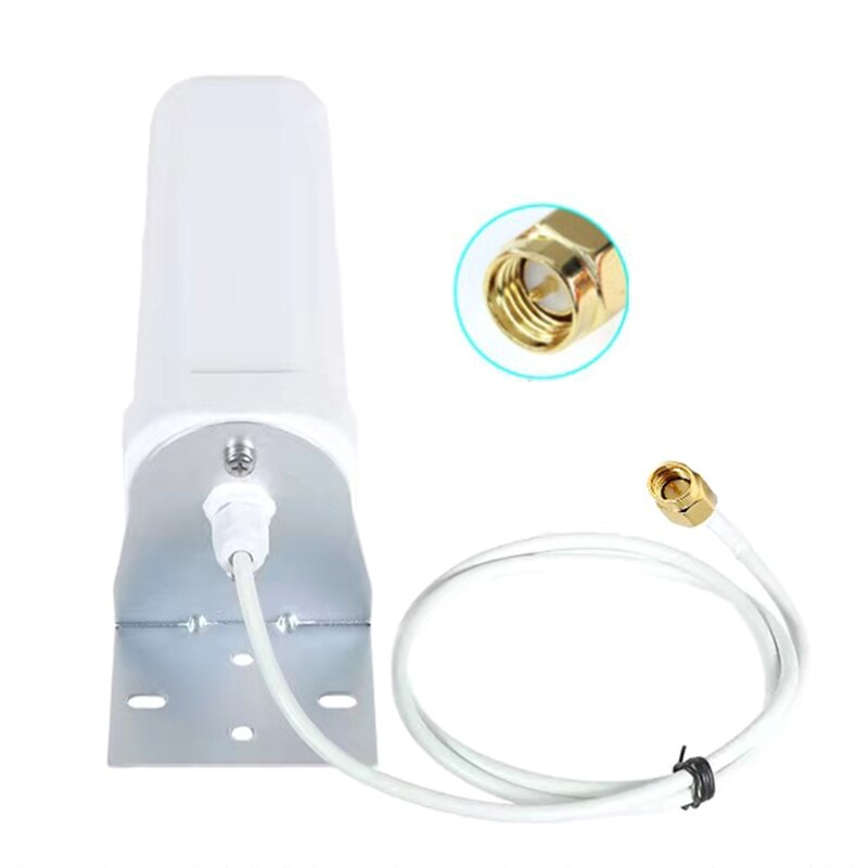 3G 4G 5G Barrel Outdoor Antenna Dual Interface SMA TS9 CRC9 16-18dBi Router Network Card External 698-960 / 1710-2700MHZ