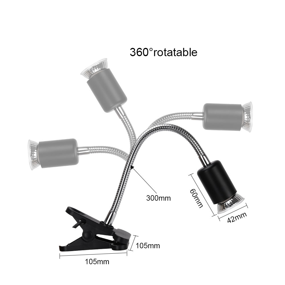 Lampe ultraviolette compacte de 25w e27, support de lumière pour reptile germicide, pour se prélasser, ampoules tortue uva chauffantes
