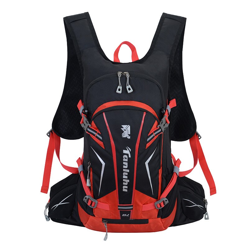 25L Waterproof Cycling Backpack Men And Women Hiking Camping Running Backpack Outdoor MTB Sports Hydration Backpack: red