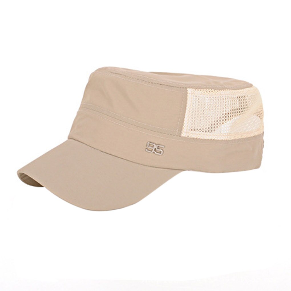 Casquette de Baseball réglable pour l'extérieur, chapeau de soleil en maille plate respirante pour hommes: NO6