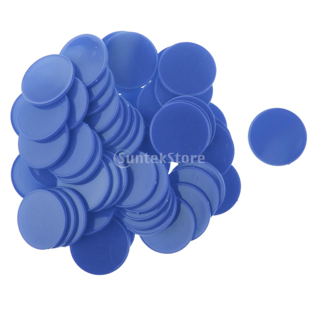 Pack of 50pcs Casino Poker Chips Poker Game Counters Board Game Chips Kids DIY Craft Chips 40mm: 8