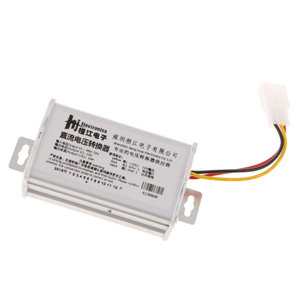 Módulo convertidor de CC a CC, larga vida útil, 36v-72v a 12V / 10A