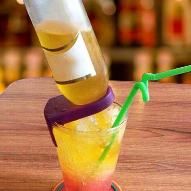 3 stks Fles Clips Bar Multicolor Gesp Bier Gesp Eenvoudige Nuttig Plastic Cocktail Cup Clips