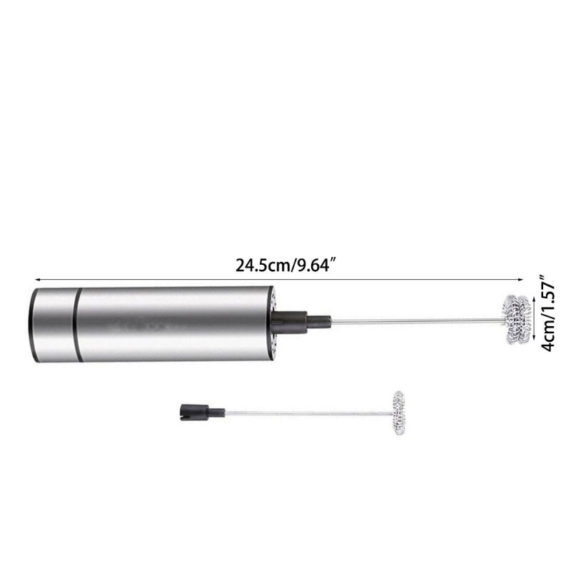 Ręczny elektryczny spieniacz mleka spieniacz spieniacz podwójne sprężyny potroić wiosna trzepaczka głowy mieszadło kawy matcha producent mleka narzędzie