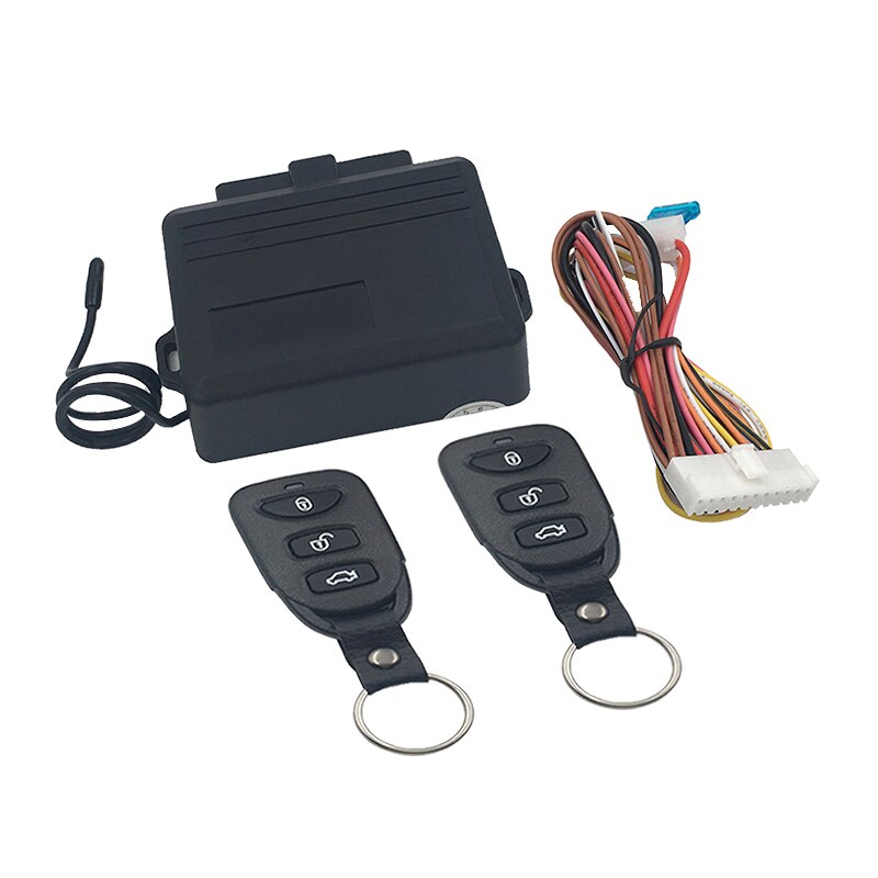 12V Car Auto Remote Central Kit Door Locking Vehicle Keyless Entry System Universal Car Central Lock with 2 Remote Controller