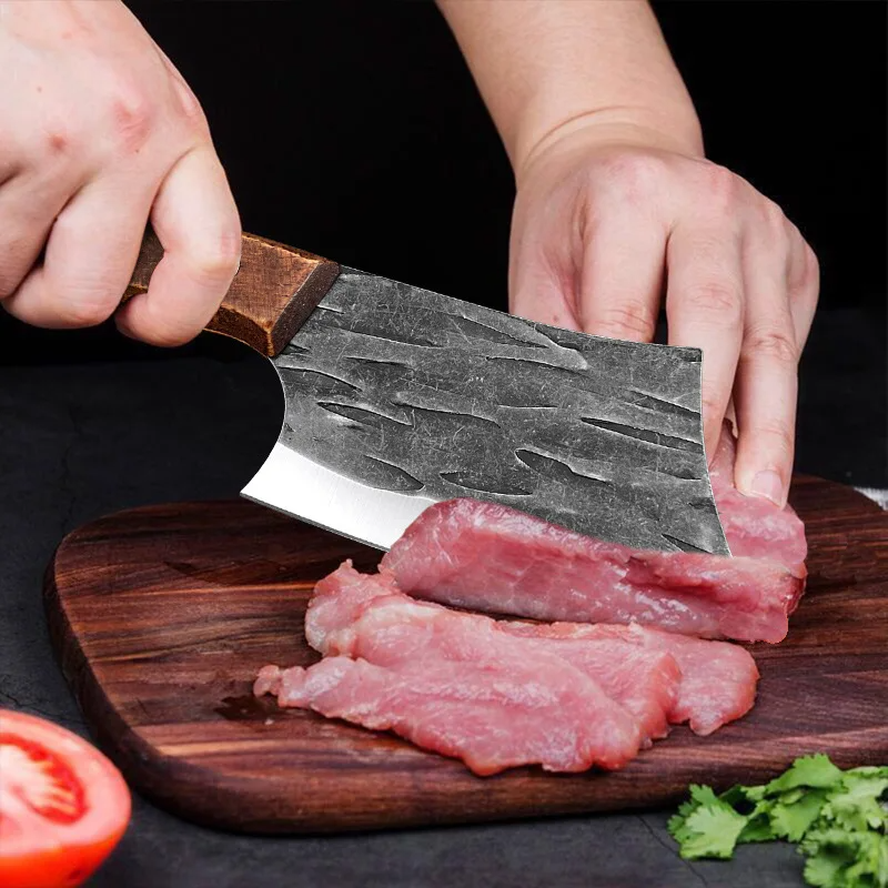 Forged Stainless Steel Boning Knife Cutter Kitchen Butcher Tool Portable Meat Cleaver Fruit Knife Stainless Steel Fruit Knives