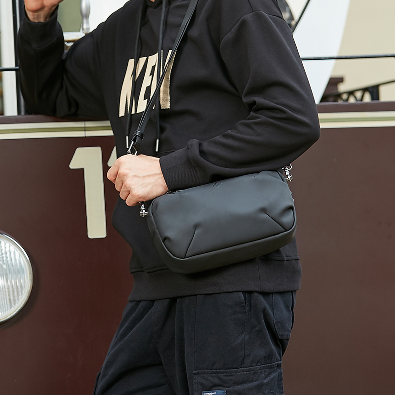 Hcankcan axelväska för män vattentät handväska herr crossbody-väska koreansk slingväska fritidsväska manlig make lyxpack
