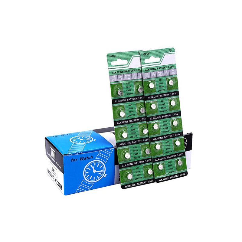 20Pcs Deah 1.55V AG1 LR621 Alkaline Cell Coin Batterij 164 LR621W CX60 364A SP364 TR621 Knop Batterijen Voor horloges Speelgoed Afstandsbediening