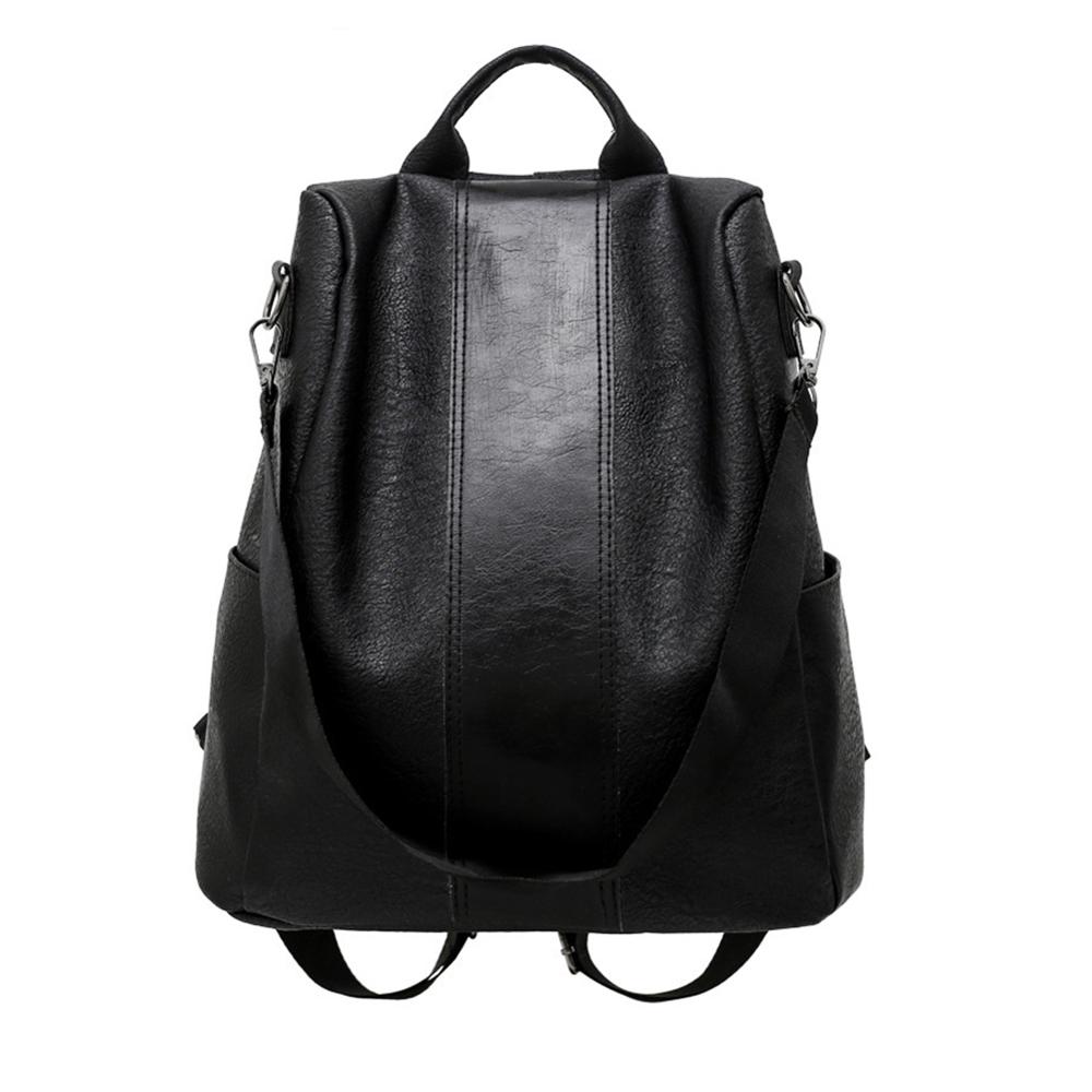 Female Anti-theft Backpack Waterproof Oxford Women Backpack Women Travel Bag Brand Ladies Large Capacity Backpack: Style C Black
