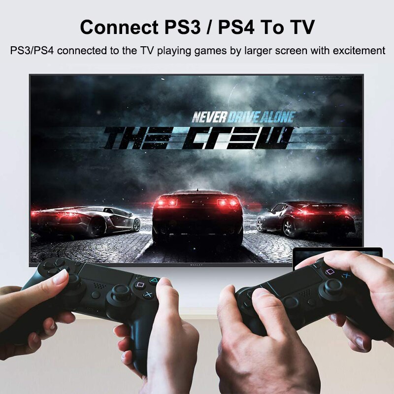 Hdmi kabel 4k 1080p hdmi til hdmi 2.0 1.4 aux kabel til  ps4 apple tv pc splitter switch box extender projektor monitor 60hz video
