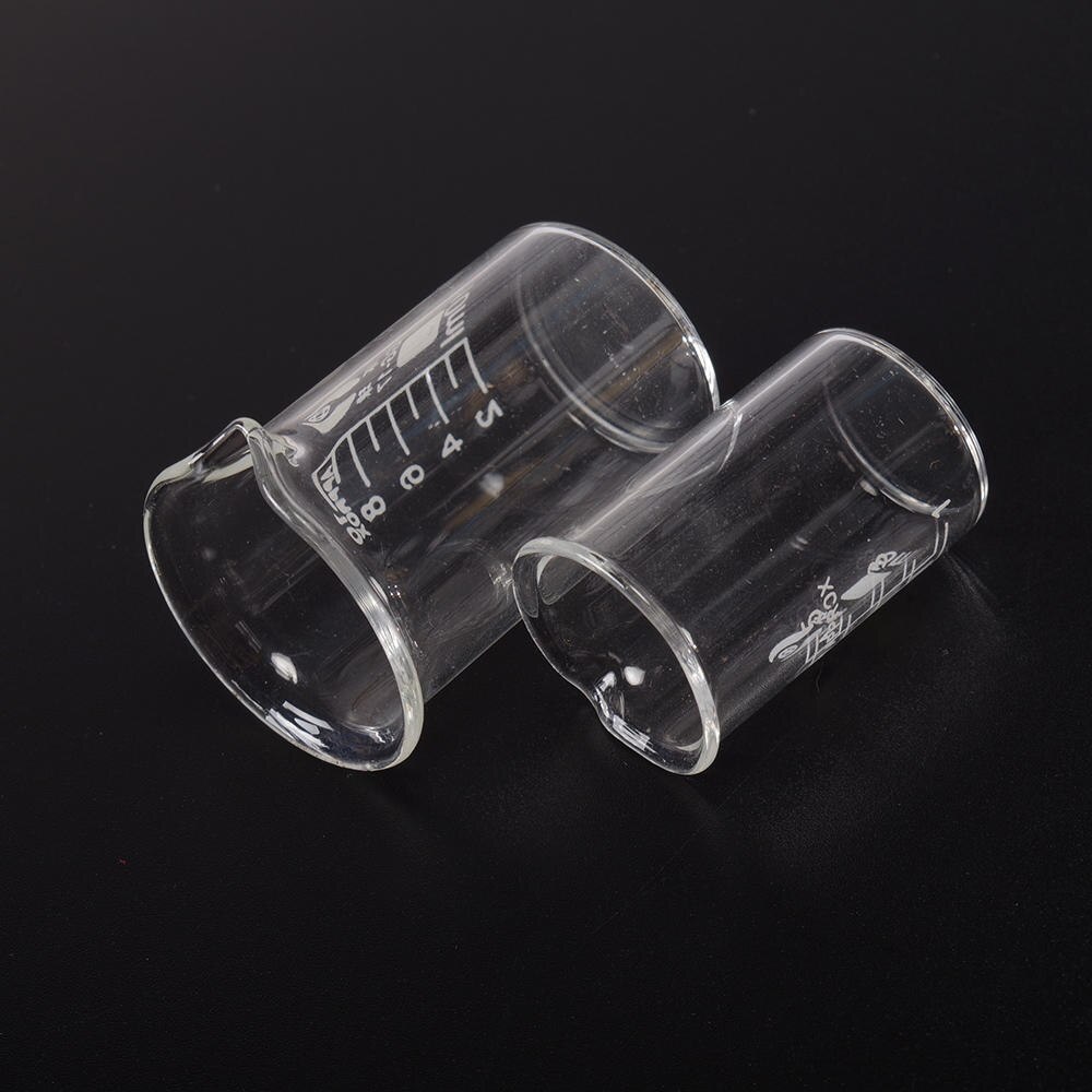 1 stk 10ml-100ml bægerglas måleglas bægerglas laboratorieborosilikat glasvarer kemi papirvarer laboratorieartikler