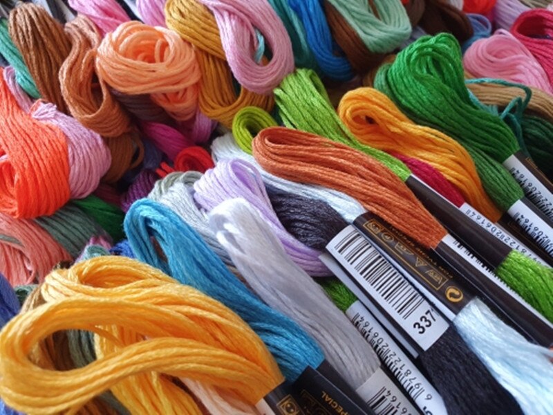 150 pcs Random Color DIY Silk Line Branch Threads ... – Grandado