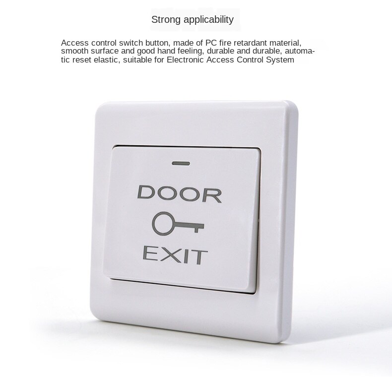 Door access switch 86 box door access button door access system button switch community office door switch