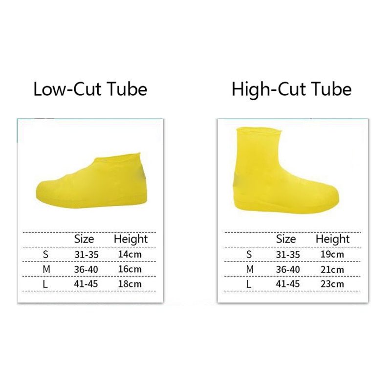1 paar Wasserdichte Outdoor Latex Schuhe Abdeckungen Mehrweg Silikon Regen Schuhe Boot Abdeckungen Material Unisex Schuhe Non-slip Protektoren
