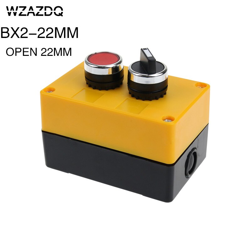 Bx2-22 double-hole button box 2 hole 2 hole button box 2 hole opening 22MM.