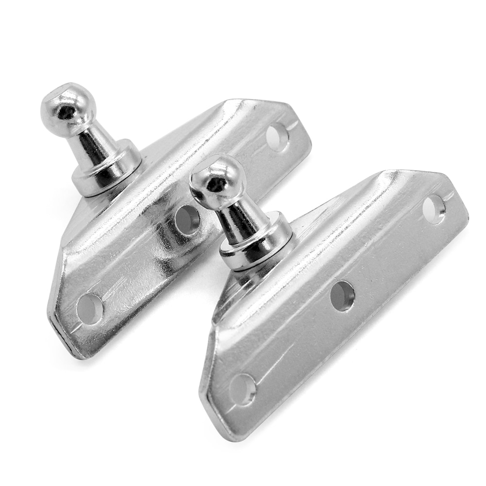 2pcs 10mm Struts Ball Ended Bolt Bonnet Hatch Steel Ball Stud Brackets for Gas Prop Strut Spring RV Camper Home Shop