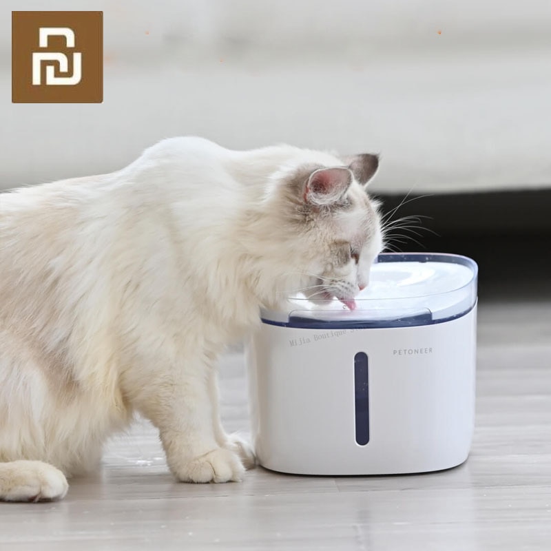 Xiaomi Petoneer Smart Pet Water Dispenser 1.9L Drinking Fountain 4-Filter Heating Sterilization For Cats Dog Work With Mijia APP