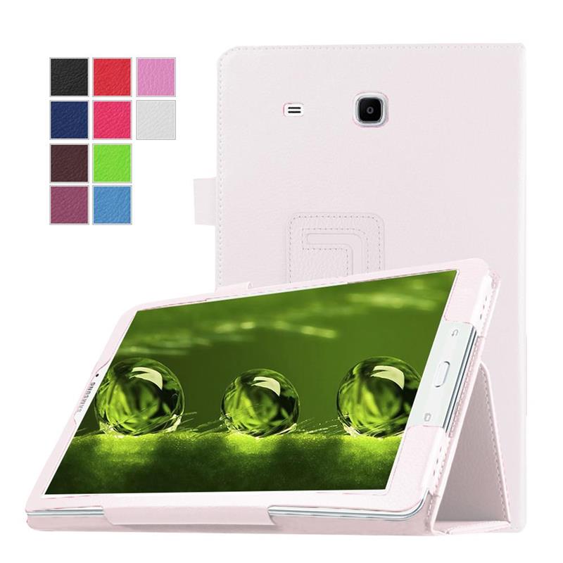 XSKEMP Ultra Slim Shockproof Kickstand Folding PU Leather Flip Case Cover Skin For Lenovo Tab E7 7.0 TB-7104F/N With Pen Stylus: White