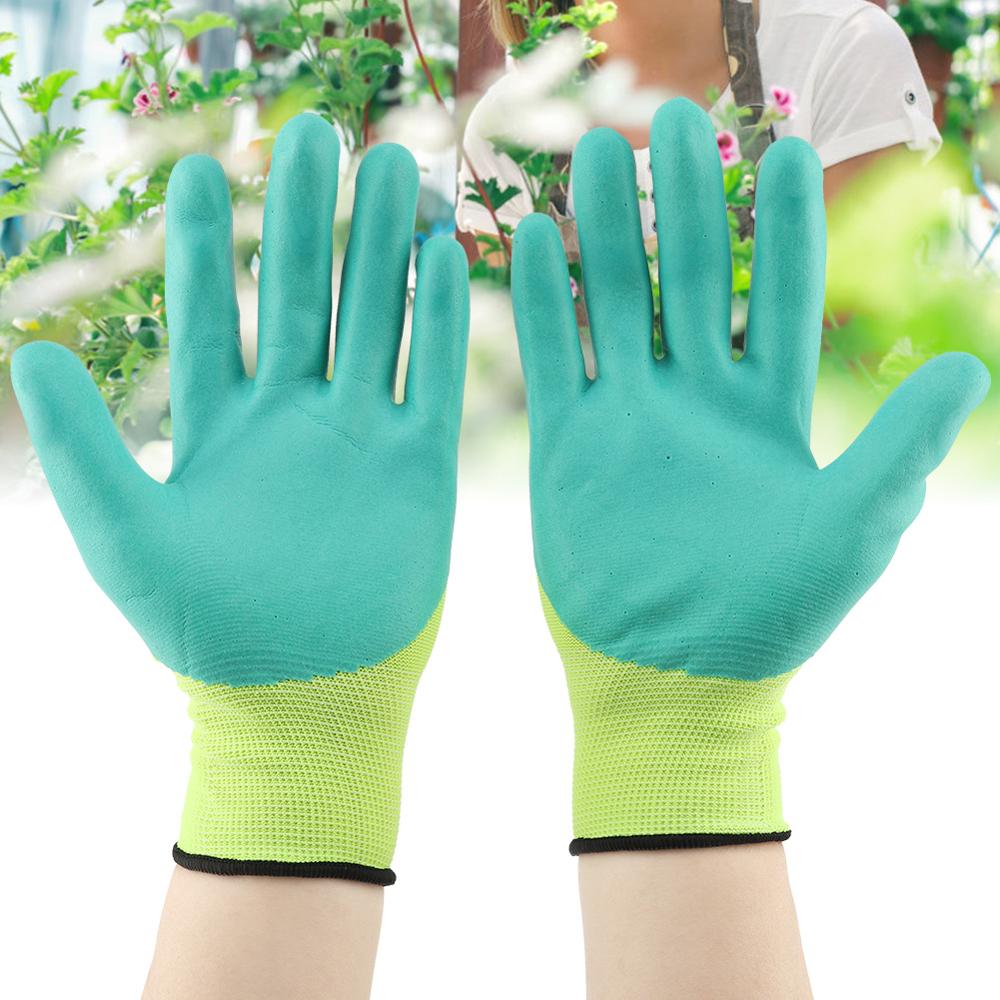 1 Paar Tuin Handschoenen Rubber Graven Planten Duurzaam Waterdicht Handling Handschoenen Antislip Werk Hand Bescherming Tuin Handschoenen