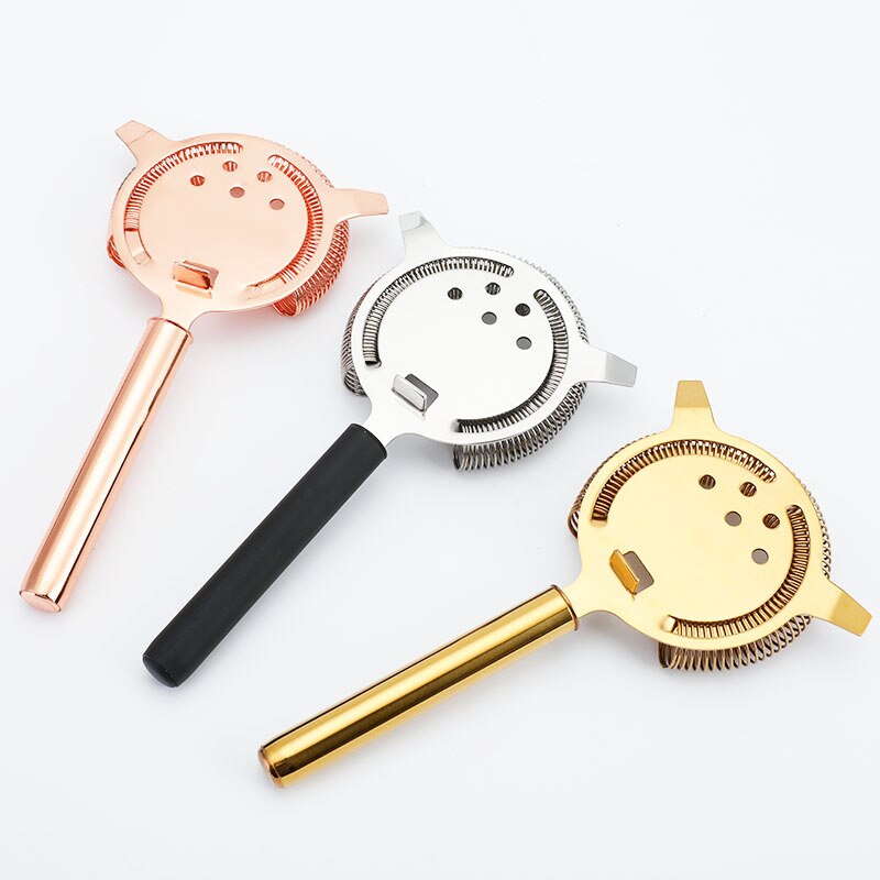 Barware Stainless Steel Commercial Hawthorne Cocktail Bar Strainer