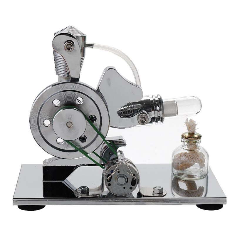 Luft stirling motor modell elektrisk generator fysik experiment ångkraft leksak