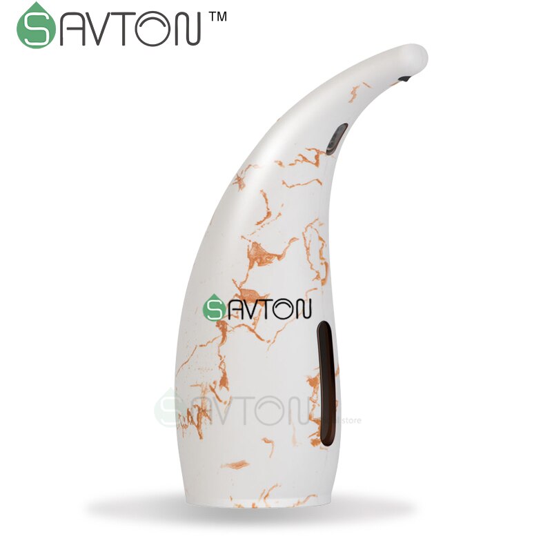 SAVTON 300ml Dispenser Automatic Soap Hand Sanatizer Dispenser Foam Soap Dispenser Non-contact Smart Bathroom Accessories: White B Foaming