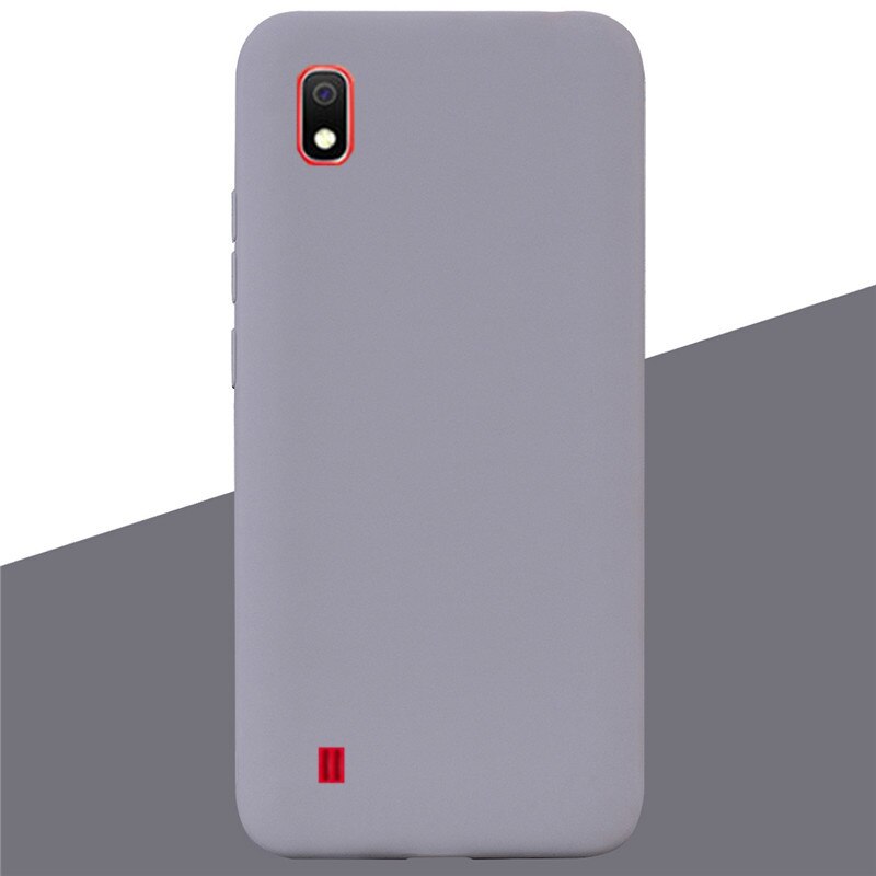 Silikon Fall Für Samsung Galaxy A10 Fall Weiche TPU Zurück Abdeckung Telefon Fall für Samsung A10 EINE 10 SM-A105F a105 Silikon Abdeckung: 7 Gray