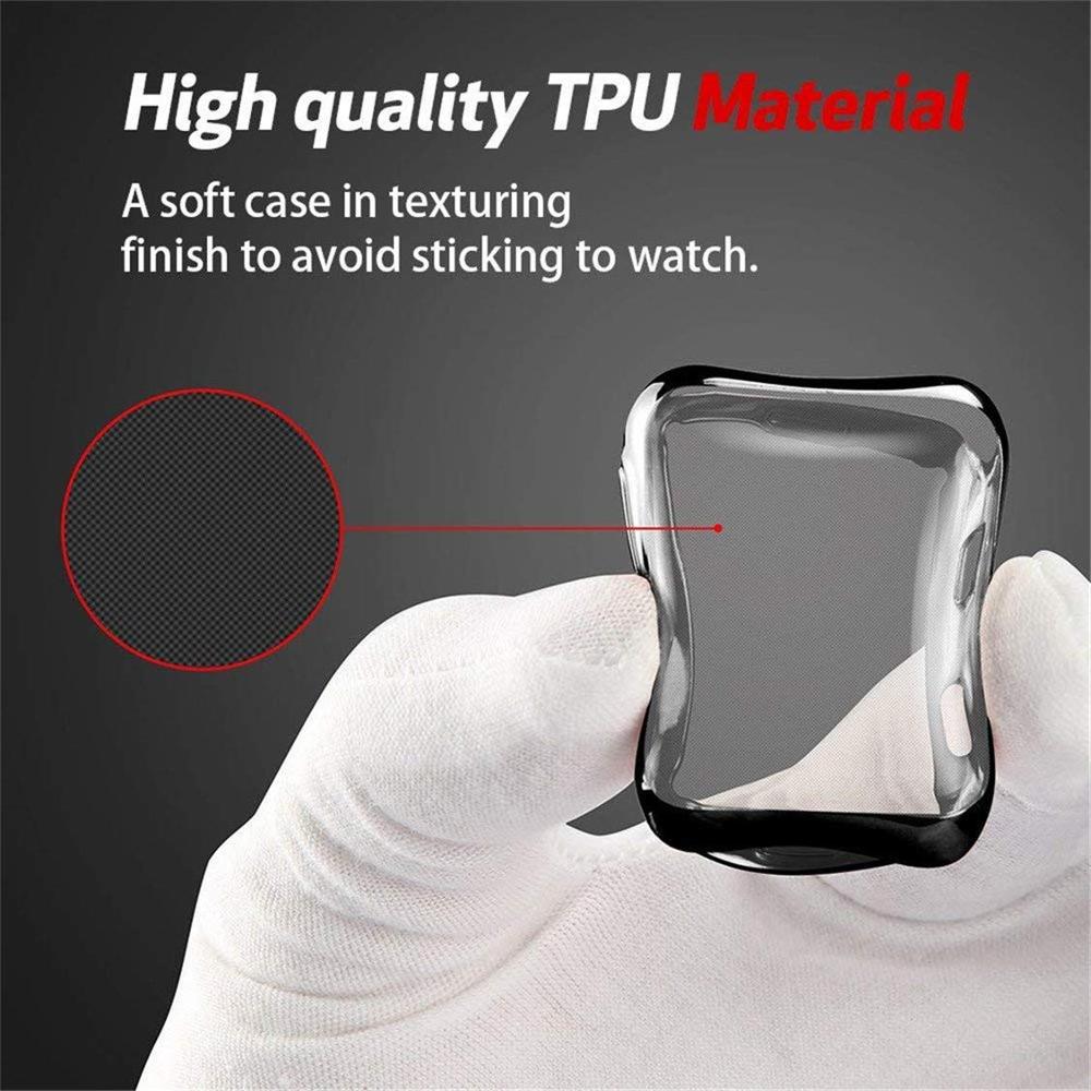 Cover voor Apple Watch Ultra 9 8 7 6 SE 5 4 Screenprotector voor iWatch-serie 38 mm 40 mm 41 mm 42 mm 44 mm 45 mm 49 mm Soft Clear Case