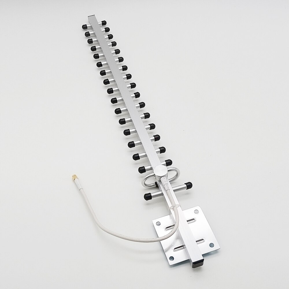 Antenne Yagi 24dbi à Gain élevé pour l&#39;extérieur, 2.4ghz, 2300-2700MHz, 3g, 4g Lte, SMA-Male, avec câble de 0.3M/1.5M/3M/5M
