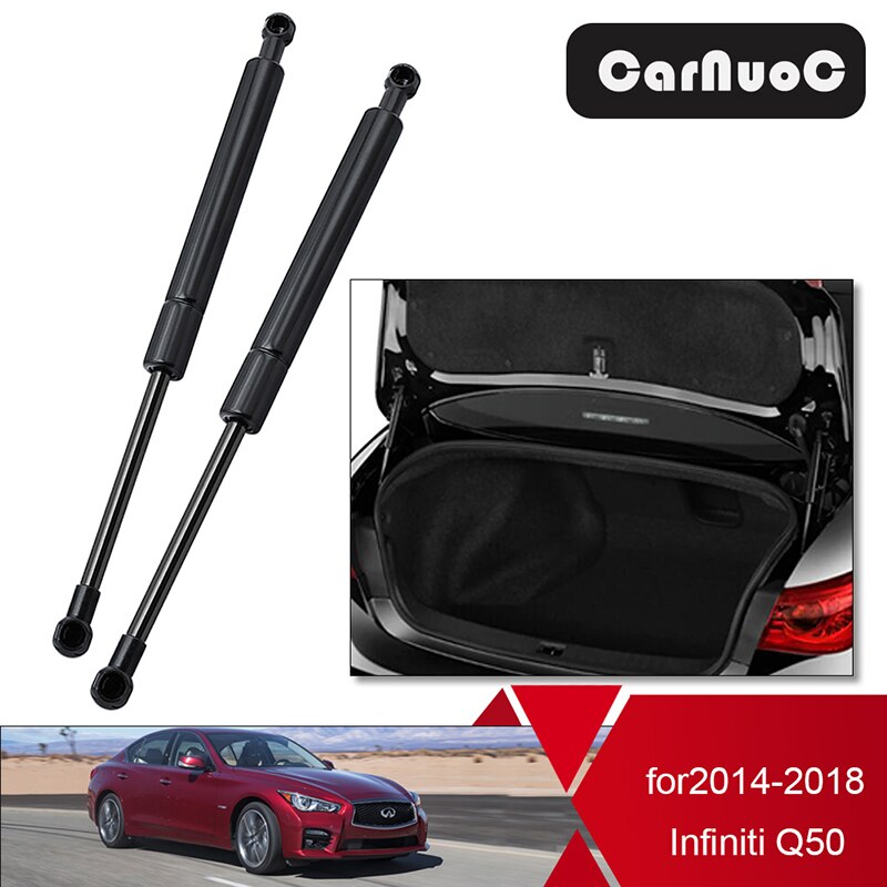 Elevador de maletero trasero para coche, 2 uds., muelle de apoyo, puntal de Gas para Infiniti Q50 - PM3674 PM3740