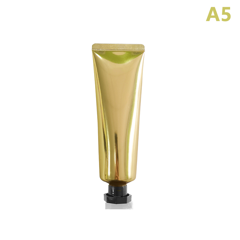 1Pcs Gold Silver Empty Refillable Plastic Soft Tubes Squeezable Bottle Cosmetic Container For Facial Cleaner Lotion Hand Cream: DARK GRAY