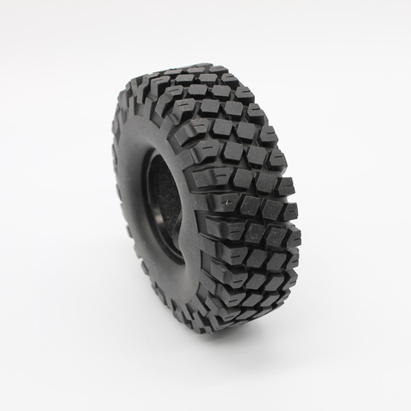 Gummidæk 1.9 " dæk 1.9 tommer dæk med svamp 98/100/108/110/114/120mm til rc crawler bilmodeller aksial scx 10 90046 d90 trx -4