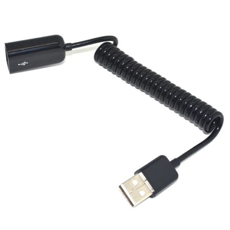 Y Ksek Kaliteli Sarmal Spiral Kablo Usb Erkek Kad N Uzatma Adapt R