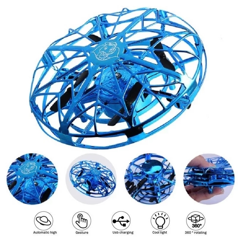 Magic Hand Ufo Vliegende Drone Speelgoed Helikopter Mini Drone Rc Ufo Drone Infraed Inductie Vliegtuigen Quadcopter Ufo Drone Speelgoed Voor kids