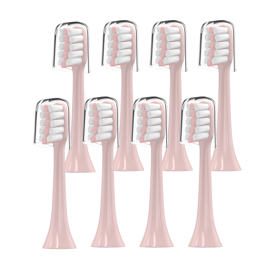4/8 STUKS Vervanging Xiaomi SOOCAS/SOOCARE X3 Tandenborstel Hoofd Voor SOOCAS Xiaomi Mijia SOOCARE X3 Elektrische Tand borstelkop: Rood