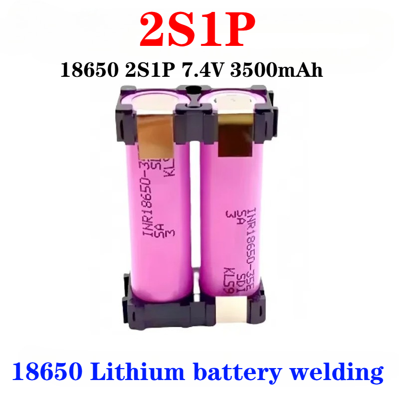 Paquete de batería de litio 18650 18650-35e personalizado 7,4 V ~ 25,2 V 3500MAH/7000MAH 2S1P 2S2P 3S1P 3S2P-6S1P 6S2P soldadura de batería 6S2P: green
