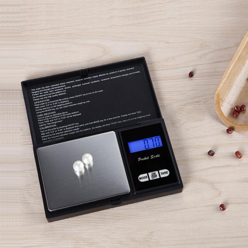 Balanza de cocina Digital portátil de 500g 200g 1 kg/0,1g, balanza de balance electrónico de Libra, medición de alimentos postales peso aguja escala