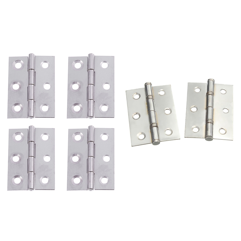 12 kpl saranat huonekalusaranat oven sarana ruostumaton teräs kaapin oven taitto sarana , 4 kpl 45 x 32 mm & 8 kpl 55 x 35mm